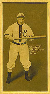 1911 Zeenut Pacific Coast League Shaw, S.F. # Baseball Card