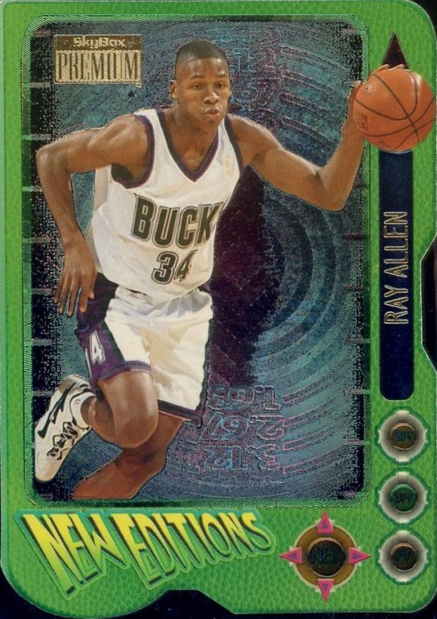 1996 Skybox Premium New Editions Ray Allen #2 Basketball Card