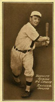 1911 Zeenut Pacific Coast League Zacher, Oakland # Baseball Card
