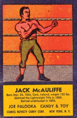 1950 Joe Palooka Boxers Jack McAuliffe # Other Sports Card