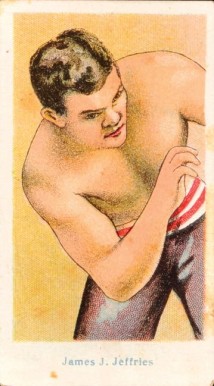 1910 Robertson Candy Prizefighters James Jeffries # Other Sports Card