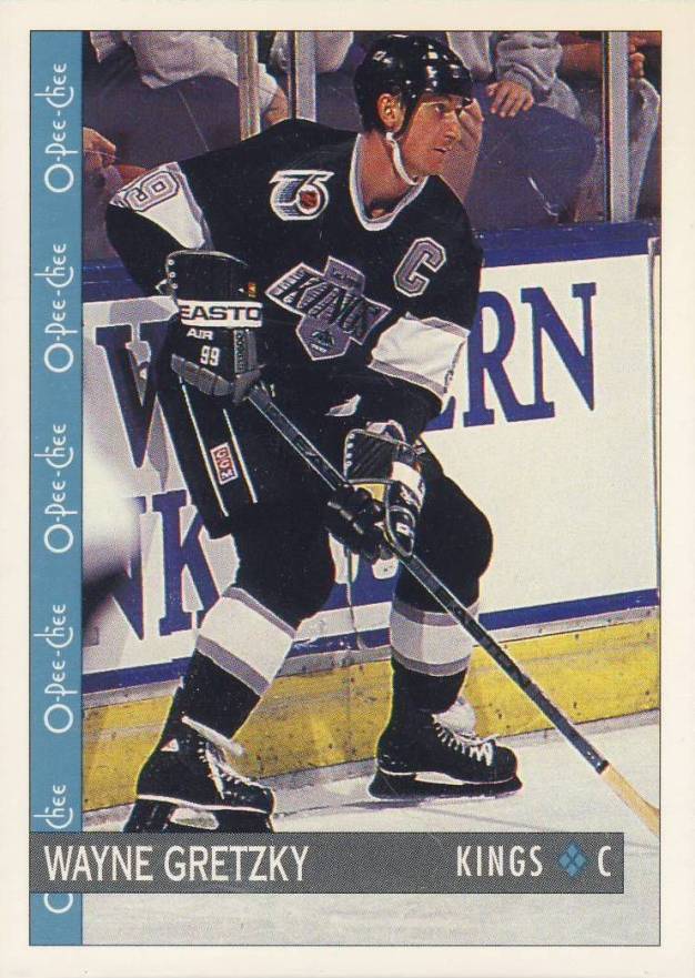 1992 O-Pee-Chee Wayne Gretzky #15 Hockey Card