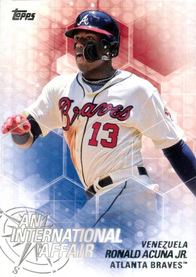 2018 Topps Update an International Affair Ronald Acuna Jr. #IA-47 Baseball Card