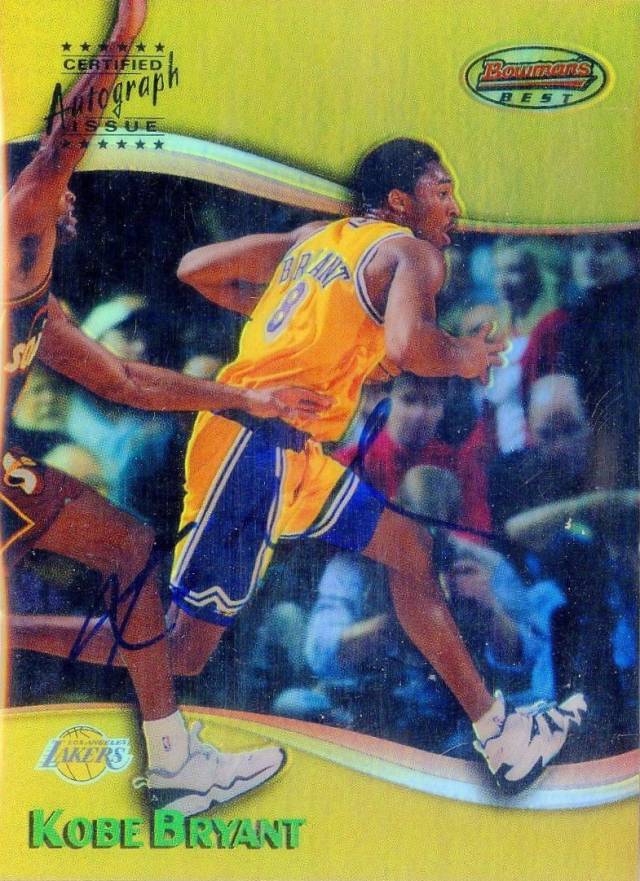 1998 Bowman's Best Certified Autographs Kobe Bryant #A1 Basketball Card