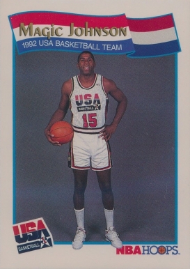1991 Hoops McDonald's  Magic Johnson #54 Basketball Card