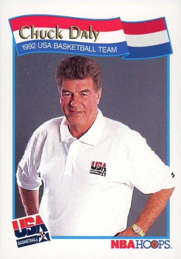 1991 Hoops McDonald's  Chuck Daly #61 Basketball Card