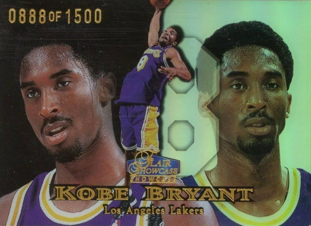 1998 Flair Showcase Kobe Bryant #2 Basketball Card