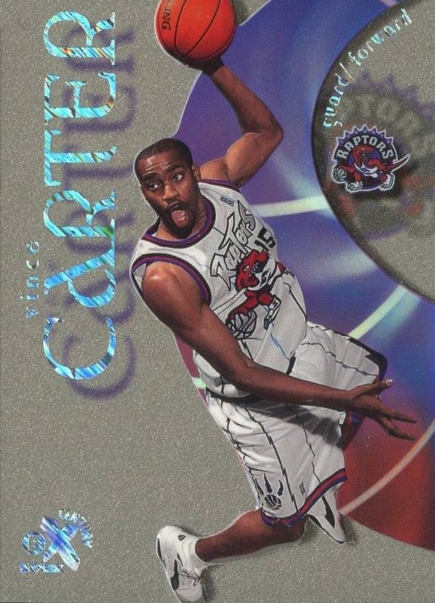 1998 Skybox E-X Century  Vince Carter #89 Basketball Card