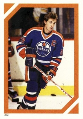 1985 O-Pee-Chee Sticker Wayne Gretzky #222 Hockey Card