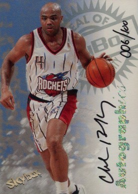 1997 Skybox Premium Autographics Century Marks Charles Barkley # Basketball Card