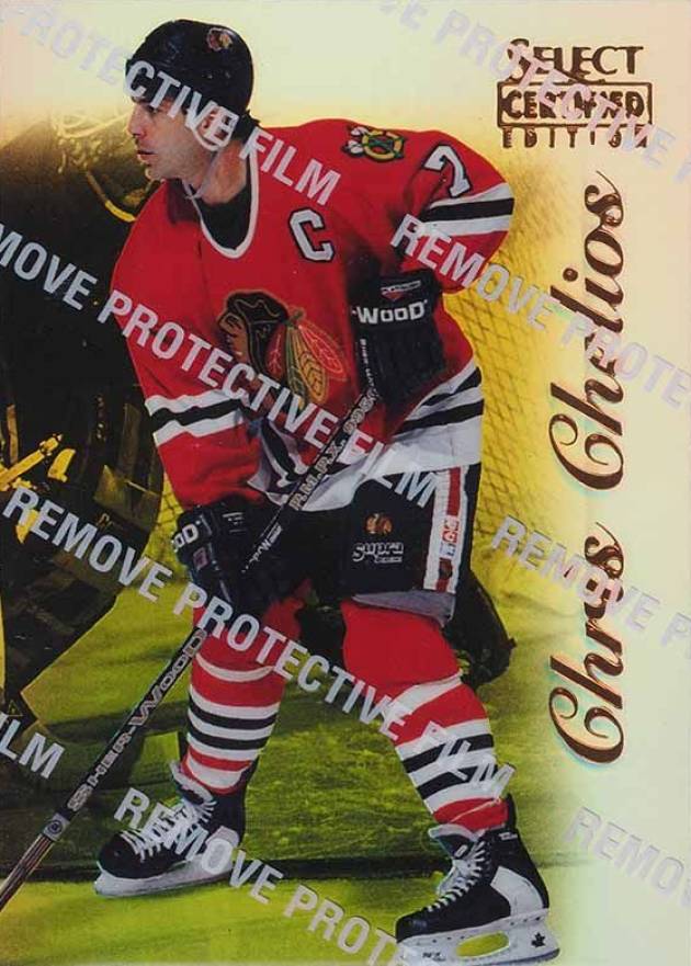 1996 Select Certified Chris Chelios #27 Hockey Card