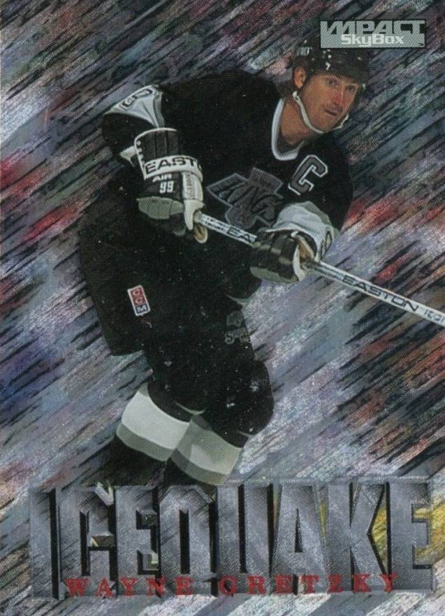 1995 Skybox Impact Ice Quake Wayne Gretzky #6 Hockey Card