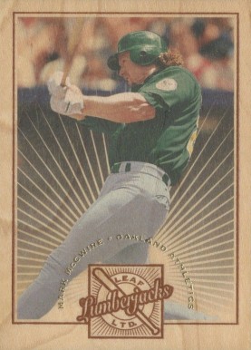 1996 Leaf Limited Lumberjacks Mark McGwire #10 Baseball Card