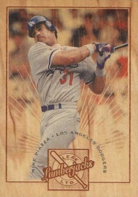 1996 Leaf Limited Lumberjacks Mike Piazza #8 Baseball Card