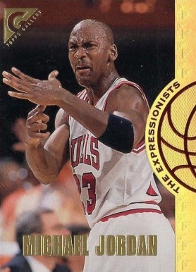 1995 Topps Gallery Expressionists Michael Jordan #EX2 Basketball Card