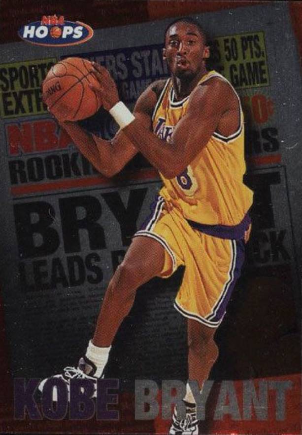 1997 Hoops Rookie Headliners Kobe Bryant #3 Basketball Card