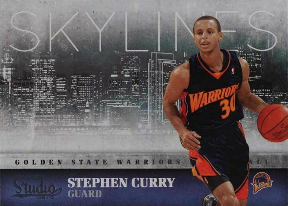 2009 Panini Studio Skylines Stephen Curry #9 Basketball Card