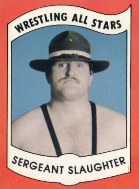 1982 Wrestling All Stars Series B Sergeant Slaughter #14 Boxing & Other Card