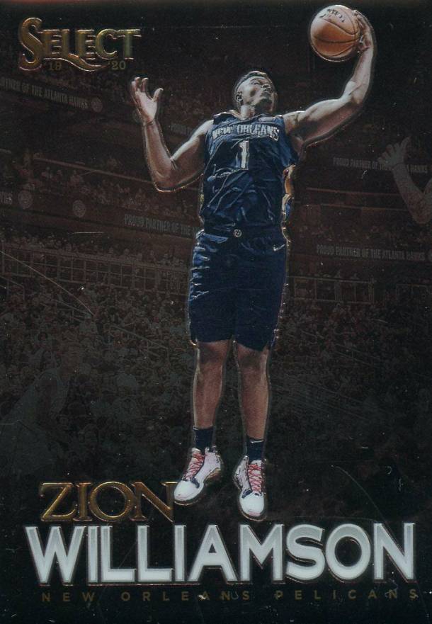 2019 Panini Select Artistic Selections Zion Williamson #ASZWL Basketball Card