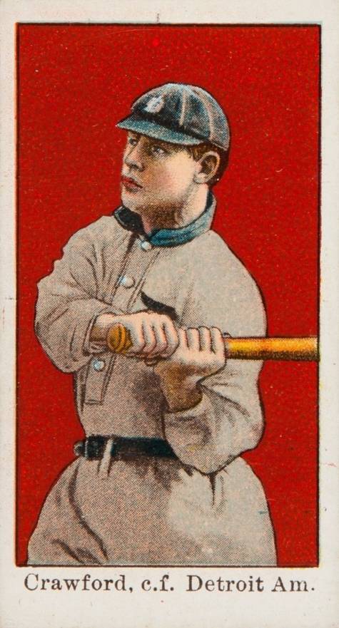 1909 Anonymous Crawford, c.f. Detroit, Amer. # Baseball Card