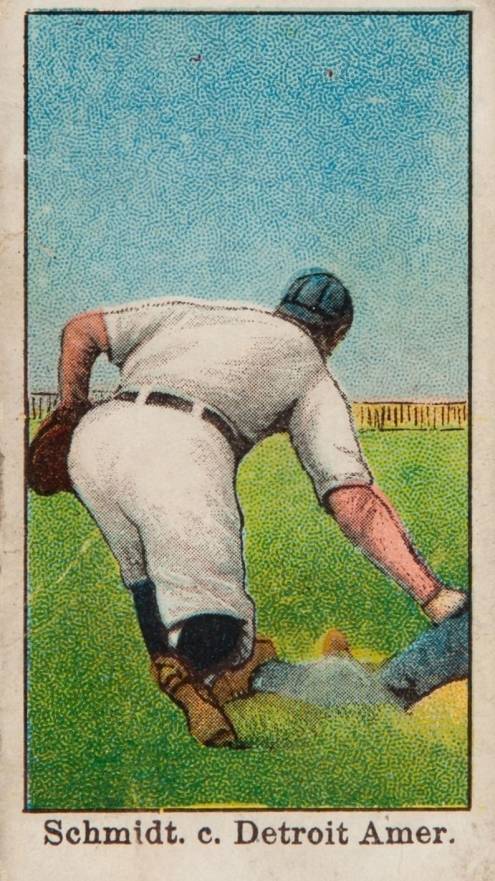 1909 Anonymous Schmidt, c. Detroit, Amer. # Baseball Card