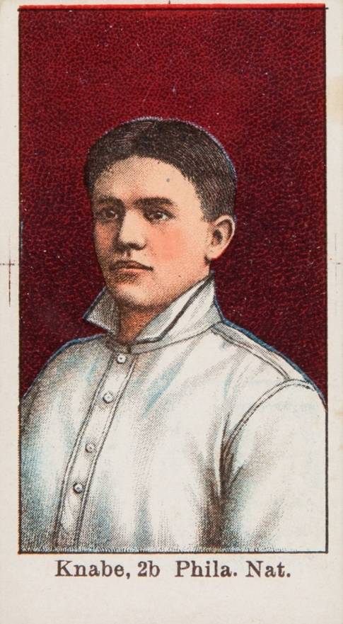 1909 Anonymous Knabe, 2b Phila. Nat'l. # Baseball Card