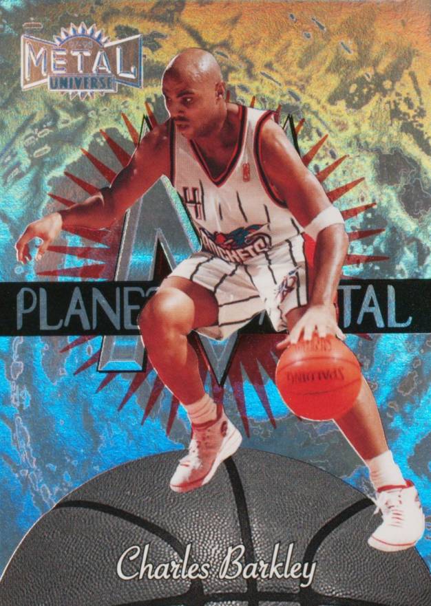 1997 Metal Universe Planet Metal Charles Barkley #14 Basketball Card