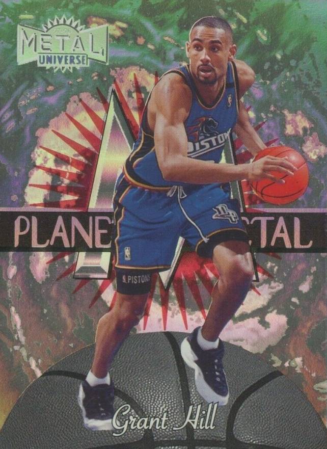 1997 Metal Universe Planet Metal Grant Hill #11 Basketball Card