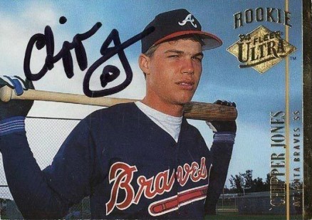 1994 Ultra Chipper Jones #152 Baseball Card