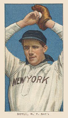 1909 White Borders Piedmont 350  Doyle, N.Y. Nat'L #147 Baseball Card
