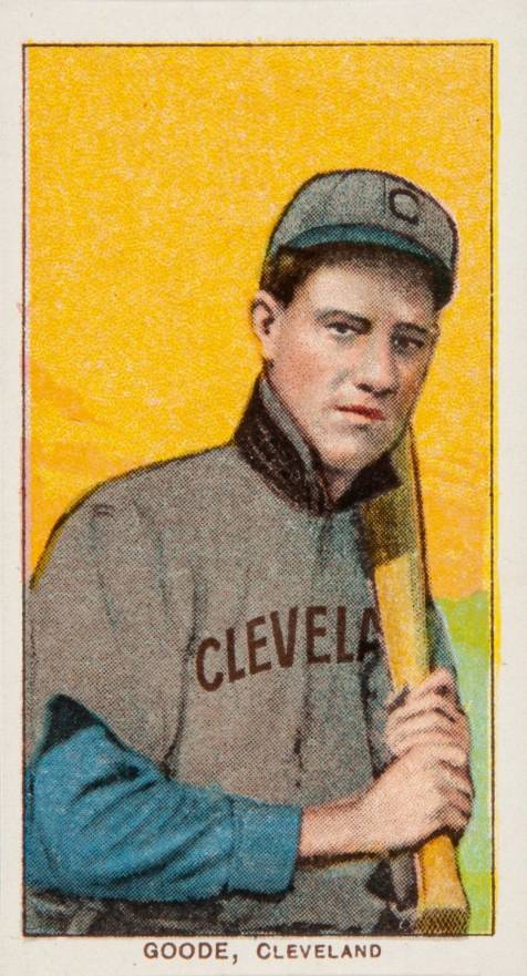 1909 White Borders Piedmont 350  Goode, Cleveland #190 Baseball Card