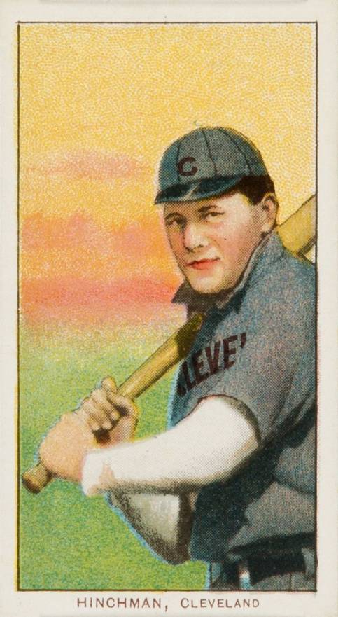 1909 White Borders Piedmont 350  Hinchman, Cleveland #213 Baseball Card