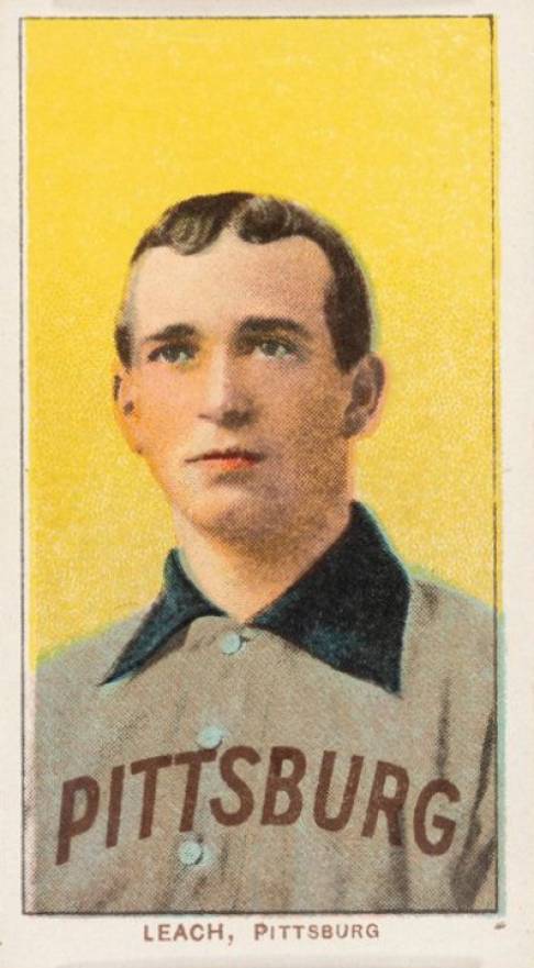 1909 White Borders Piedmont 350  Leach, Pittsburg #280 Baseball Card