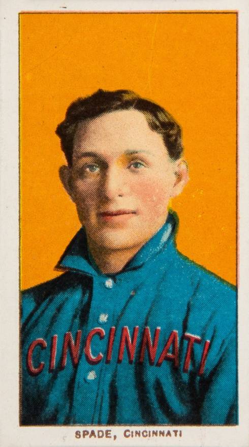 1909 White Borders Piedmont 350  Spade, Cincinnati #455 Baseball Card