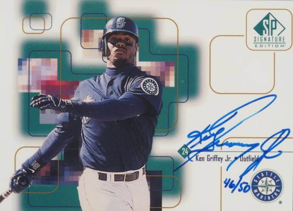 1999 SP Signature Autographs Ken Griffey Jr. #Jr. Baseball Card