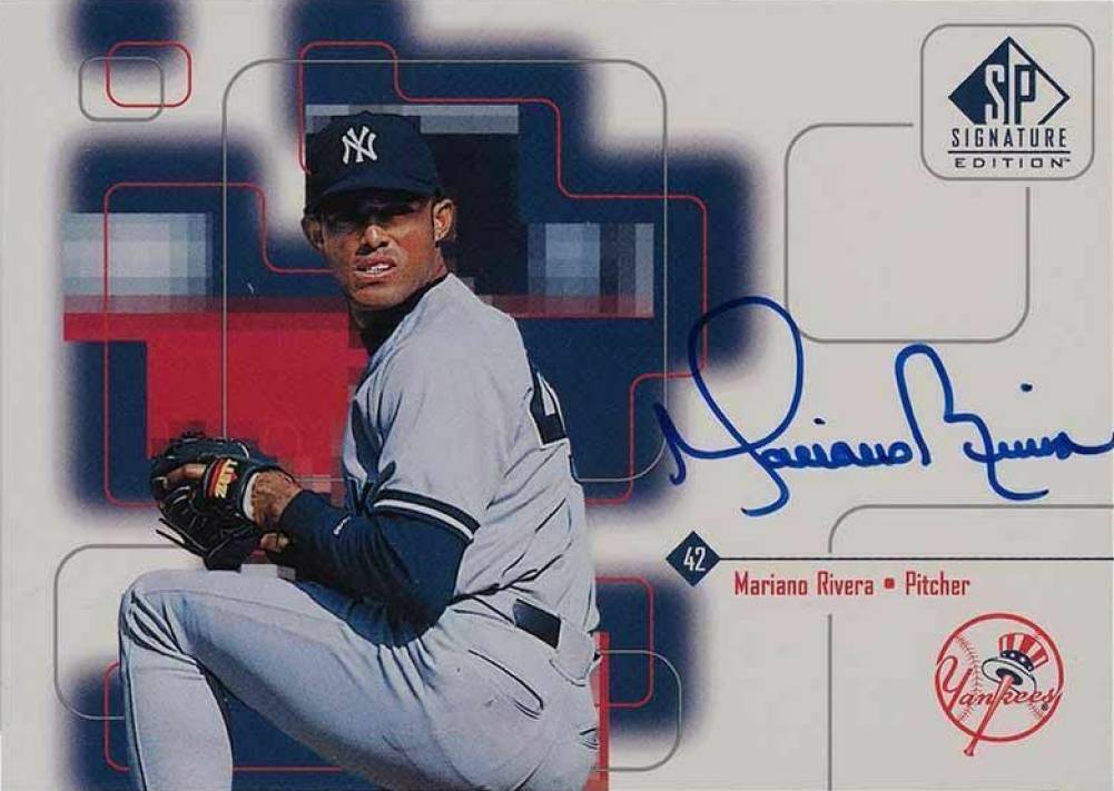 1999 SP Signature Autographs Mariano Rivera #MRi Baseball Card