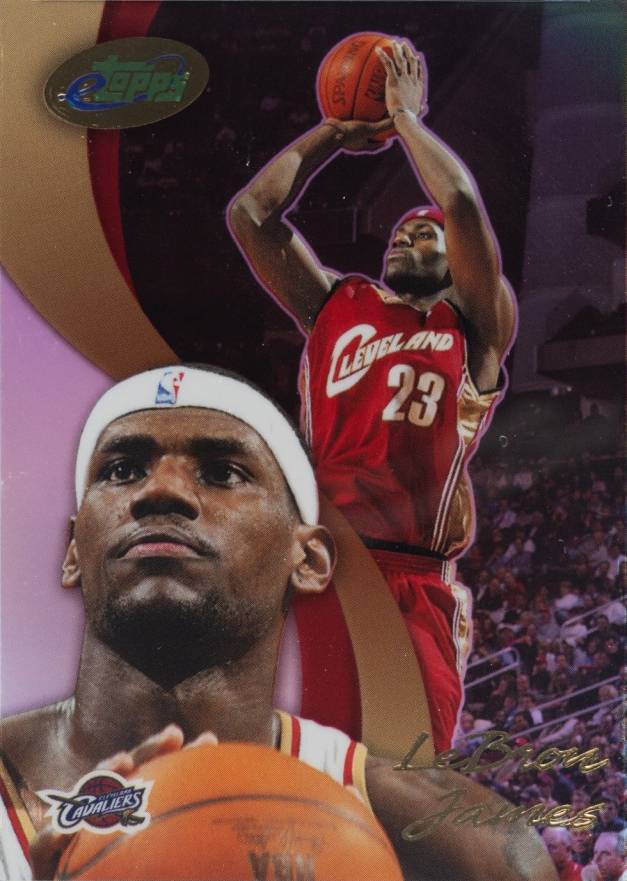 2004 E-Topps LeBron James #33 Basketball Card