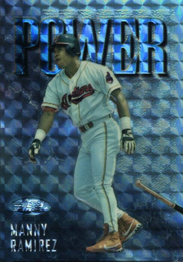 1997 Finest Embossed Manny Ramirez #138 Baseball Card