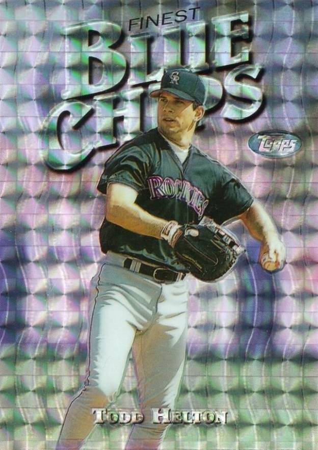1997 Finest Embossed Todd Helton #286 Baseball Card