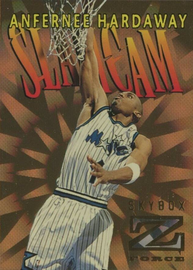1996 Skybox Z-Force Slam Cam Anfernee Hardaway #SC3 Basketball Card