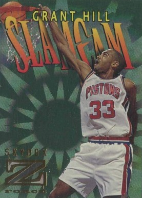 1996 Skybox Z-Force Slam Cam Grant Hill #SC4 Basketball Card