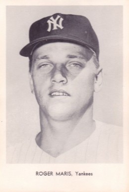 1962 Yankees Team Issue Roger Maris # Baseball Card