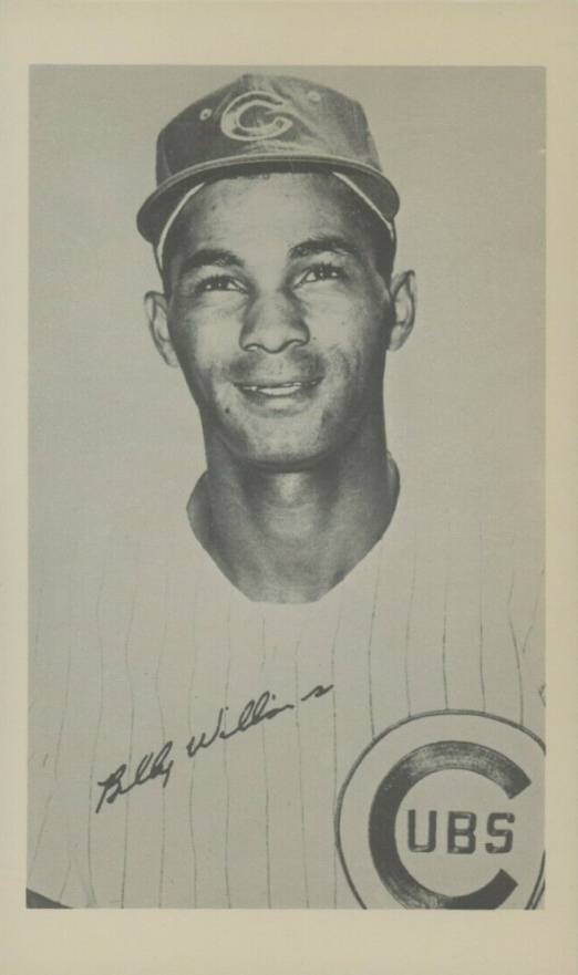 1969 Chicago Cubs Photos Billy Williams # Baseball Card