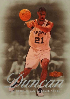 1999 Flair Showcase Legacy Collection Tim Duncan #72 Basketball Card