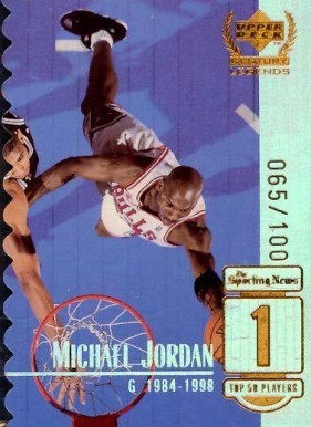 1999 Upper Deck Century Legends Michael Jordan #1 Basketball Card