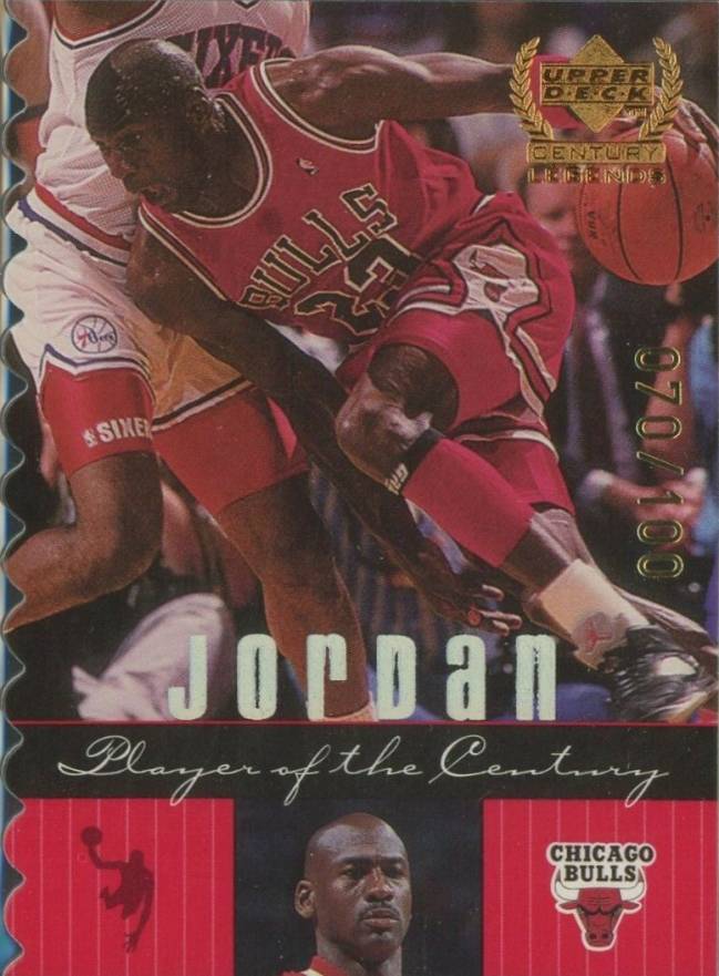 1999 Upper Deck Century Legends Michael Jordan #89 Basketball Card