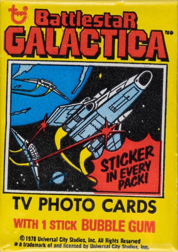 1978 Battlestar Galactica Wax Pack #WP Non-Sports Card
