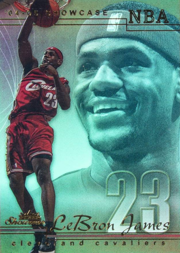2004 Fleer Showcase LeBron James #11 Basketball Card