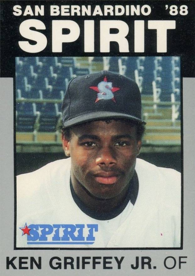 1988 Best San Bernardino Spirit Ken Griffey Jr. #1p Baseball Card