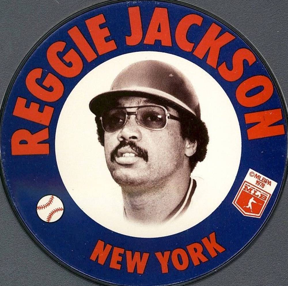 1978 Papa Gino's Discs Reggie Jackson #26 Baseball Card